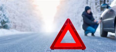 You are driving down the highway when suddenly you have car trouble. car broke down on winter road - The Tires-Easy Blog