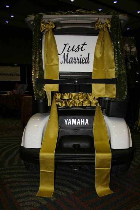 Just Married Wedding Golf Cart Just Married Golf Carts Married