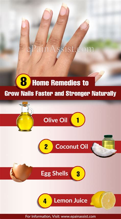 Home Remedies To Grow Nails Faster And Stronger Naturally