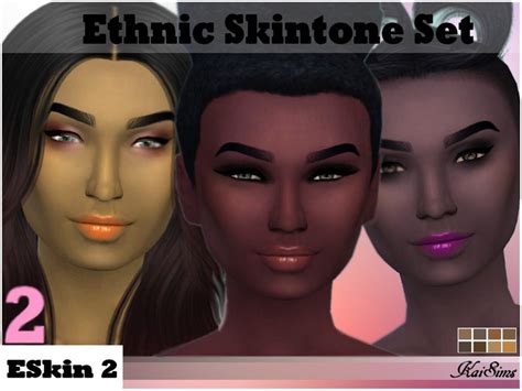 Ethnic Skintone Eskin Set 2 The Sims 4 Catalog