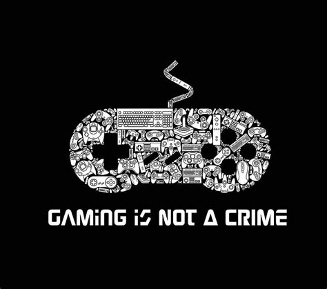 Gaming Not A Crime Gaming Is Not A Crime Hd Wallpaper Pxfuel