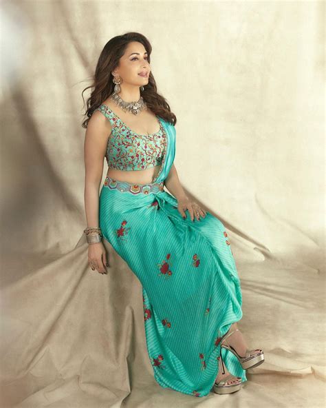 Madhuri Dixit Shows How You Can Never Go Wrong In A Saree See Her