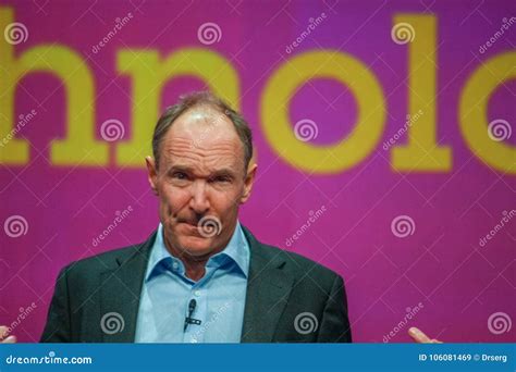 Inventor And Founder Of World Wide Web Sir Tim Berners Lee Editorial
