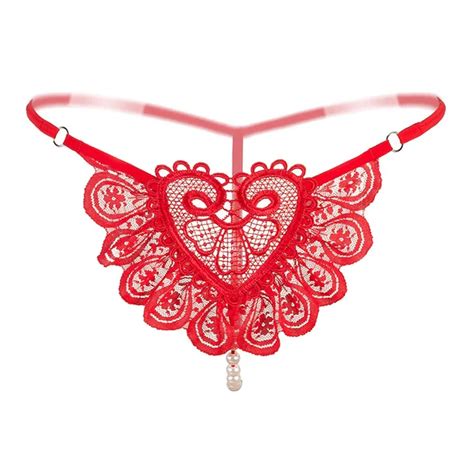 Buy Embroidery Lace G String Sexy Women Underwear Panties Beading Sexy Lace