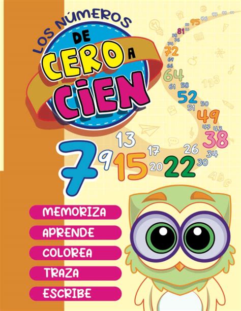 Buy Los Números De Cero A Cien Libro Infantil Para Colorear Números