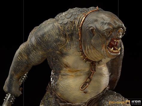 The Lord Of The Rings Cave Troll Statue By Iron Studios The Toyark