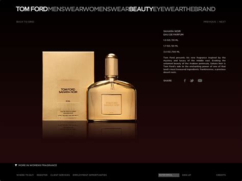 Tom Ford Sahara Noir Perfume A Woody Oriental Fragrance For Women