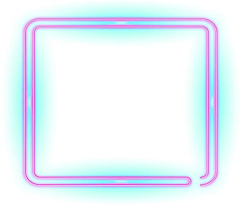 Neon Frame Transparent Background 12