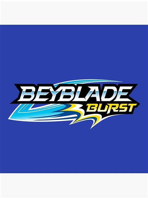 Beyblade Burst Logo Hd Poster For Sale By Disenyosbubble Redbubble