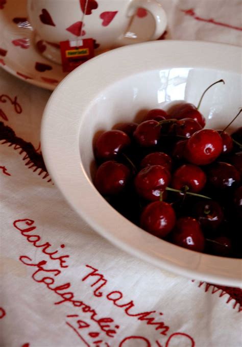 Cherries And Embroidery