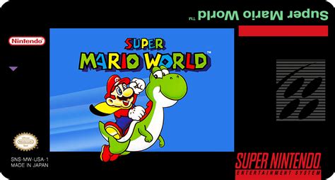 Label Super Mario World Snes By Labelsnes On DeviantArt Super Mario World Mattel Arcade Made