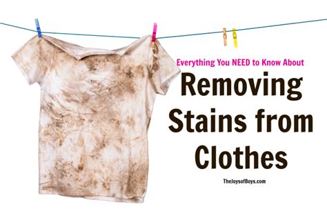 How To Remove Stains From Clothes Everything You Need To Know