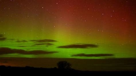 Aurora Borealis Seen From Isle Of Man Bbc News