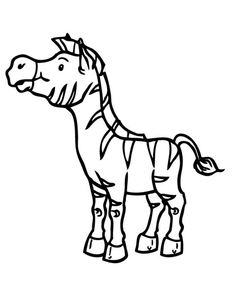 Zebra Coloring Pages To Download And Print For Free