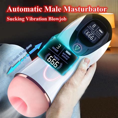 Tasse De Masturbation Automatique Pour Hommes Vibration De Succion Fellation Vrai Vagin Poche
