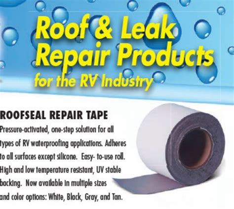 Rv rubber roof repair tape. Rubber Roof Repair Tape
