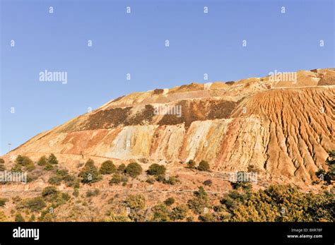 Tailings Piles From Chino Open Pit Copper Mine Near Silver City New