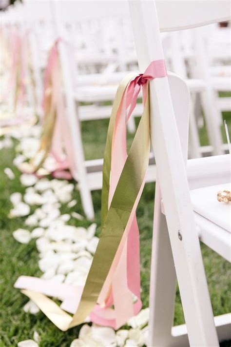 60 Ways To Use Ribbon In Your Wedding Decor Wedding Chair Decorations