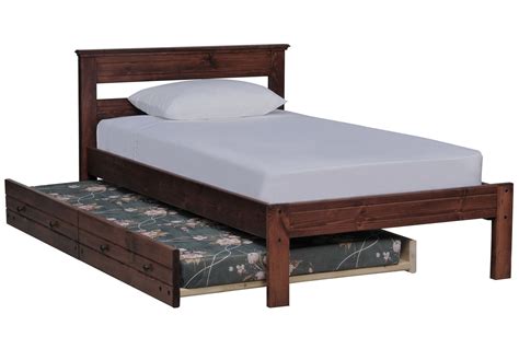Trundle bed available in twin size, yet it can easily be used under our full sized dorma bed can also be used for extra storage (without trundle mattress) trundle bed measures 74 x 40 x 7.5; Sedona Twin Platform Bed W/Trundle & Mattress | Trundle ...