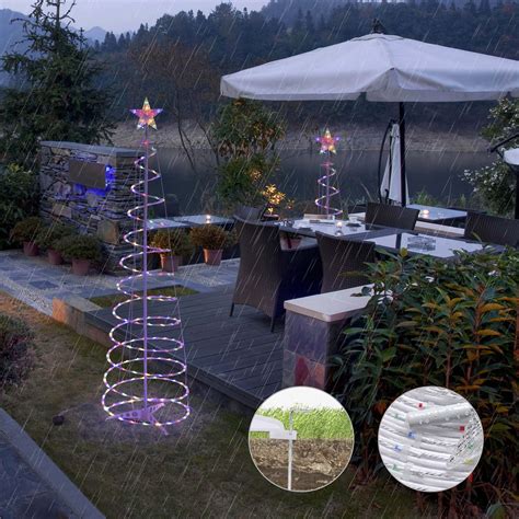 New Style Led Spiral Christmas Tree Light Christmas Spiral Tree Indoor