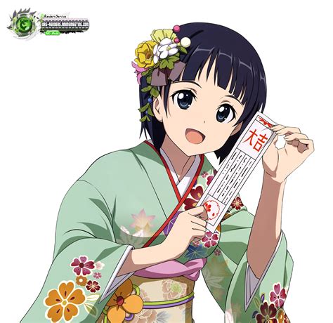Sword Art Onlinesuguha Kirigaya Kawaiii Ny Kimono 2018 Hd Render2vers