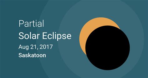 Eclipses Visible In Saskatoon Saskatchewan Canada Aug 21 2017