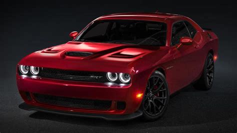 First Dodge Challenger Srt Hellcat Gets The Vipers Stryker Red Paint