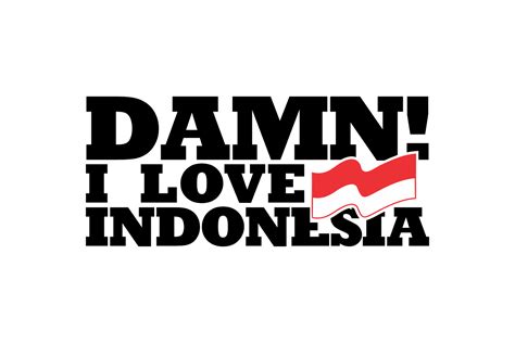 Damn I Love Indonesia Logo