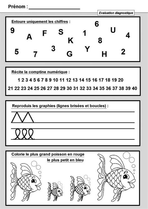 Exercice Gs Maternelle