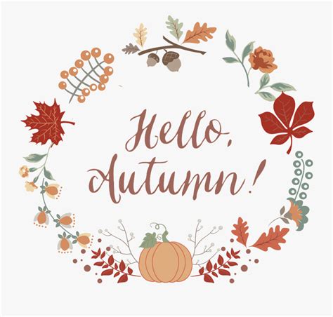 Hello Autumn - Fall Sweet Fall Svg , Free Transparent Clipart - ClipartKey
