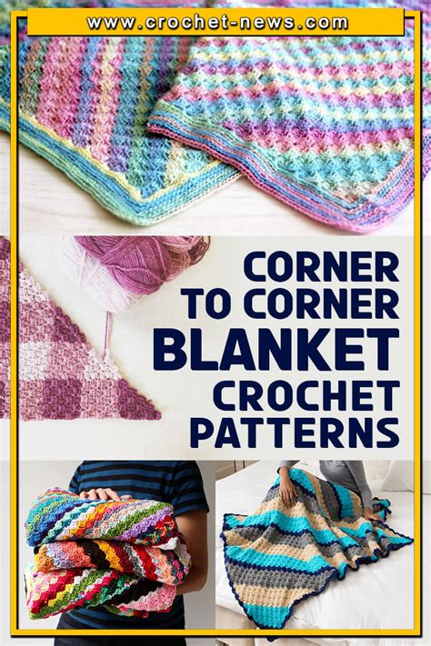 20 Corner To Corner Crochet Blanket Patterns Crochet News