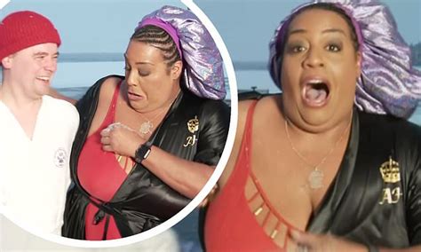 Alison Hammond Screams As Her Very Busty Swimsuit Is Revealed After Dip In Lapland Lake Daily