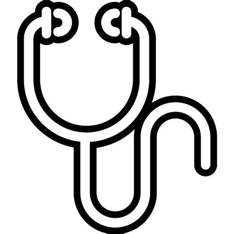 Stethoscope Outline Vector Svg Icon Svg Repo