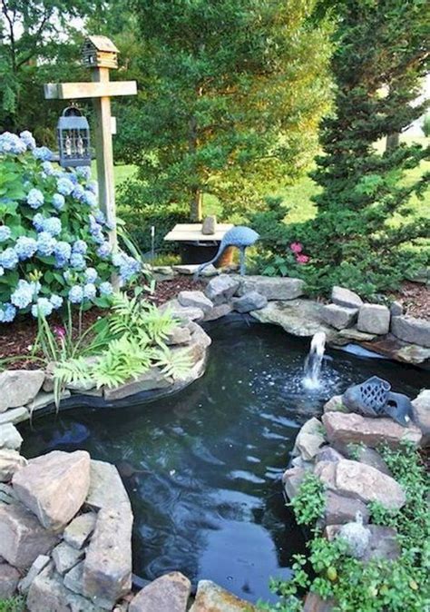 74 Awesome Backyard Pond And Water Feature Landscaping Design Ideas