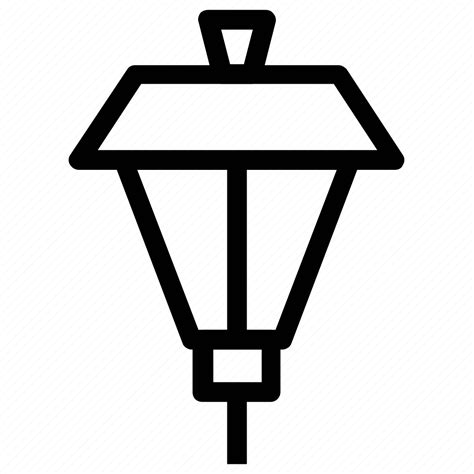 Garden Lamp Lamp Lighting Outdoor Light Post Light Icon Download