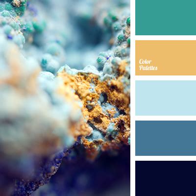 Get inspired by these beautiful blue color schemes and make something cool! gold | Color Palette Ideas