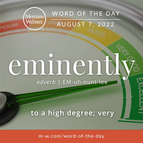 Word Of The Day Eminently In 2022 Word Of The Day Misspelled Words