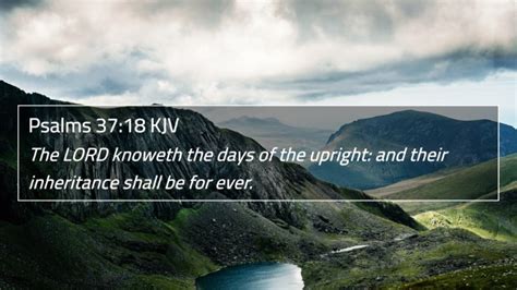 Psalms 37 18 KJV 4K Wallpaper The LORD Knoweth The Days Of The