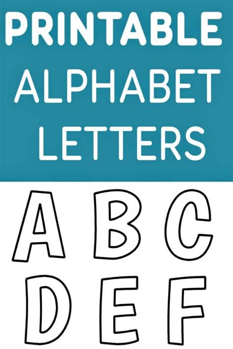 Letters Template Printable Web The Pdf Includes All 26 Letters Of The