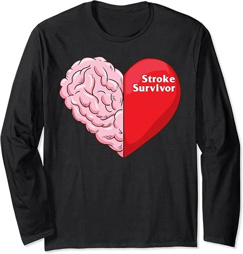 Stroke Survivor For Stroke Awareness Long Sleeve T Shirt Uk