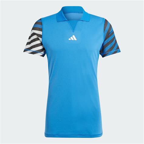 Adidas Tennis Heatrdy Freelift Pro Polo Shirt Blue Adidas Uae