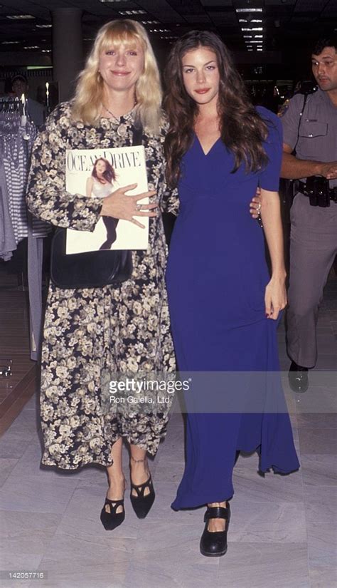 Bebe Buell And Liv Tyler Sighted On August 26 1994 At Dadeland Mall