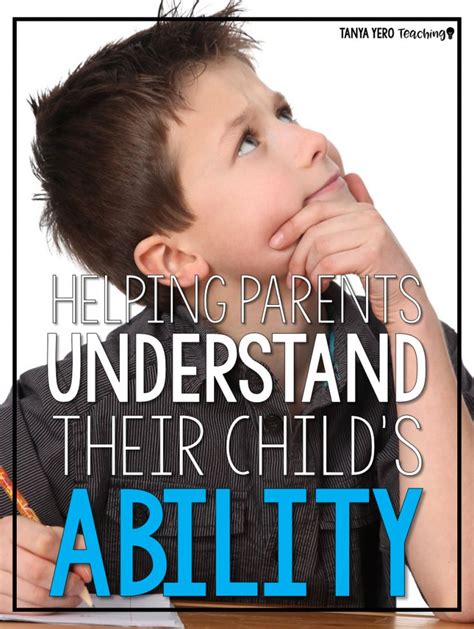 Helping Parents Understand Their Childs Ability Parents As Teachers