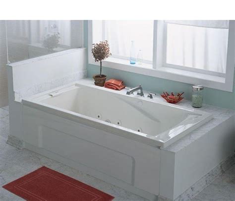 Eago 5 ft corner acrylic whirlpool bathtub for two with fixtures. American Standard Everclean 6 ft. Whirlpool Tub in White ...