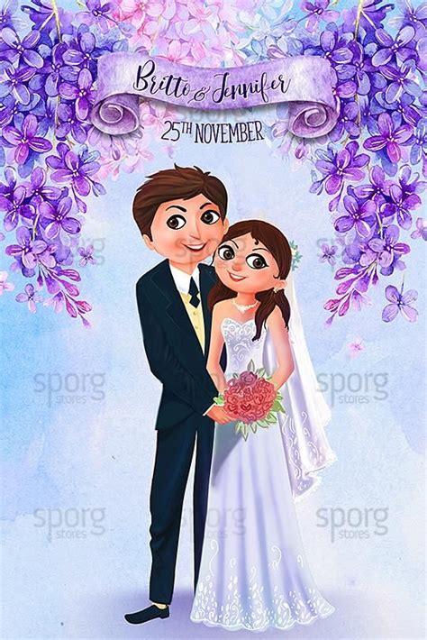 The christian marriage cards offered by us contains carefully assembled paper cards, jeweled cards. Illustrated Christian Wedding Invitation in 2020 | Wedding ...
