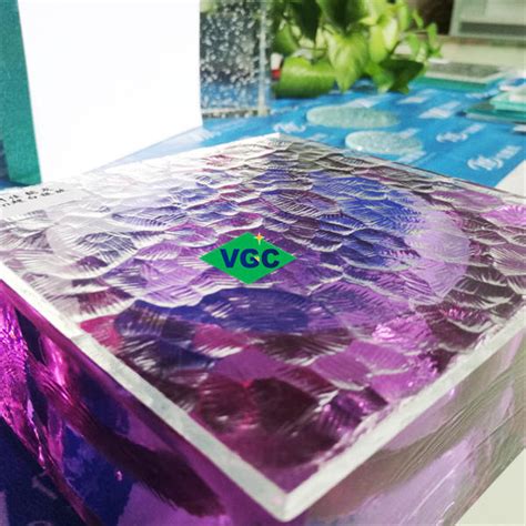Vgc Beautiful Decorative Patterned Laminated Glass Obscured 8 76mm China Supplier Virtue Glass