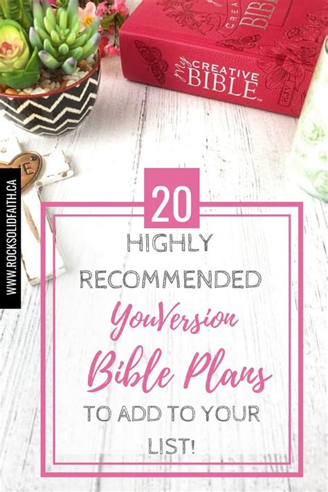 20 Highly Recommended Youversion Bible Plans For Busy Mornings Bible