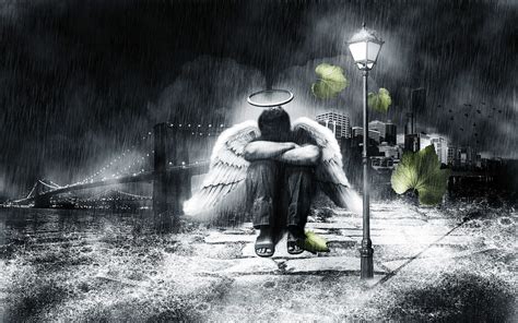 Lonely Mood Sad Alone Sadness Emotion People Loneliness Solitude Angel Wallpapers HD