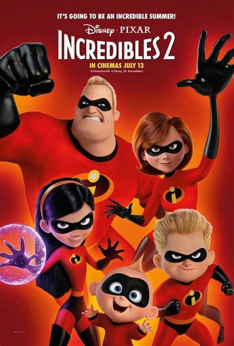 The Incredibles 2 Great Sequel Animation Movie Posters Animated