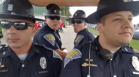 A country in which the government uses the police to severely limit people's freedom 2. Indiana State Police Troopers' lip sync video goes viral ...